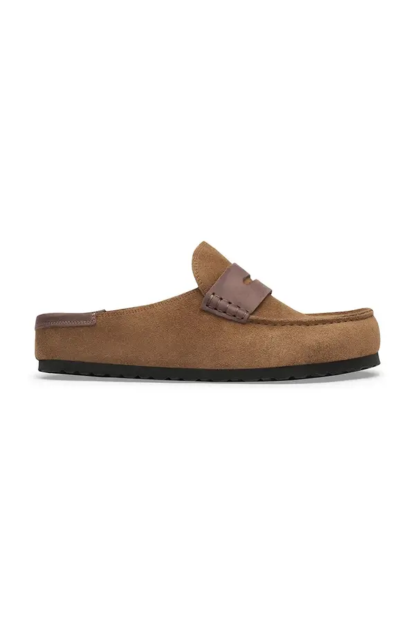 Birkenstock Birkenstock natikače mules od brušene kože Naples Wrapped double stitch Mixed Leather