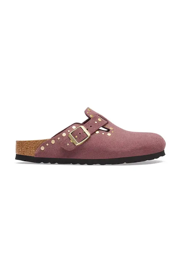 Birkenstock Birkenstock natikače mules za djecu od brušene kože Boston Rivets Suede Leather