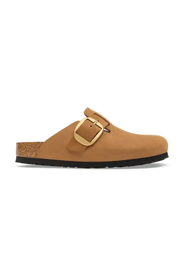 Birkenstock Birkenstock natikače mules za žene od nubuka Boston Big Buckle Nubuck Leather