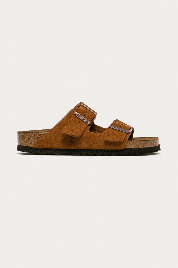 Birkenstock Birkenstock - Natikače od brušene kože Arizona 1009527-Mink