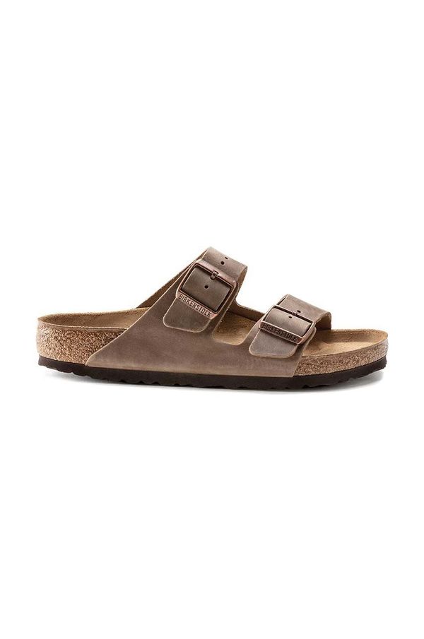 Birkenstock Birkenstock - Natikače od brušene kože Arizona Nu 352201-Tabacco.Br