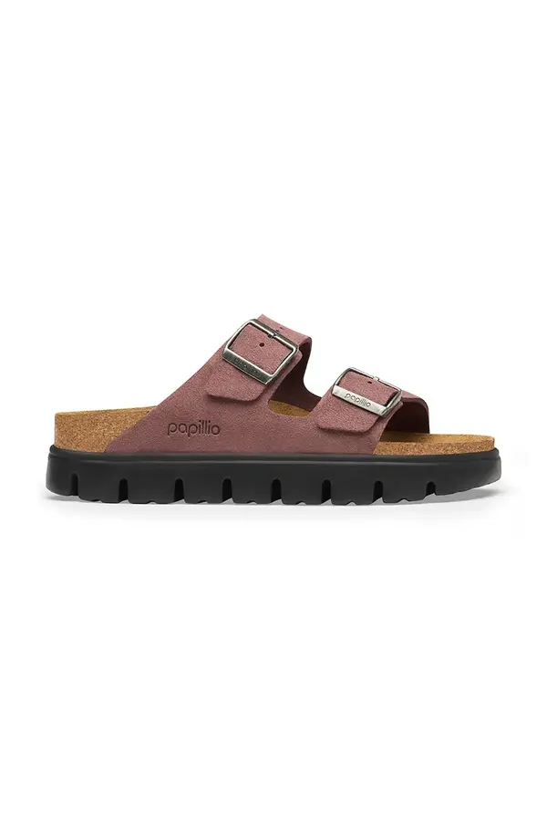 Birkenstock Birkenstock natikače za žene od brušene kože Arizona Chunky Suede Leather