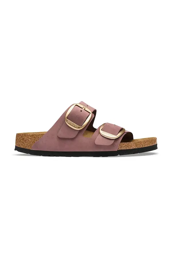 Birkenstock Birkenstock natikače za žene od nubuka Arizona Big Buckle Nubuck Leather