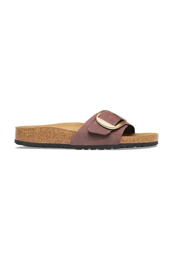 Birkenstock Birkenstock natikače za žene od nubuka Madrid Big Buckle Nubuck Leather