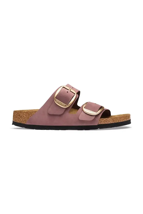 Birkenstock Birkenstock natikače ženske od nubuka Arizona Big Buckle Nubuck Leather