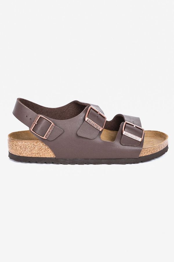 Birkenstock Birkenstock - Sandale Milano Bs 34701.M-Dark.Brown