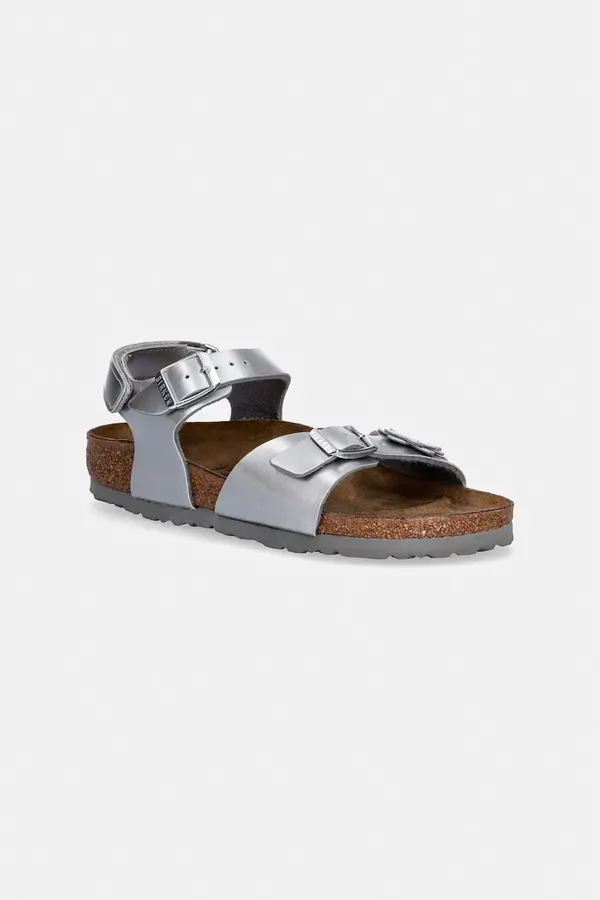 Birkenstock Birkenstock sandale za djecu od kože Rio AS Kids Flowers