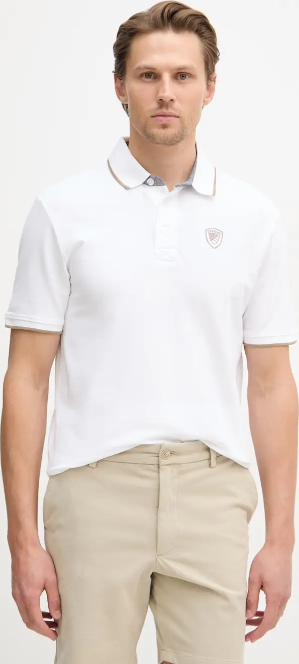 Blauer Blauer polo muški od pamuka DAMON