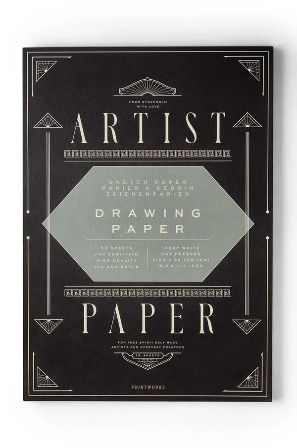 Printworks Blok za crtanje Printworks Artist Paper A4
