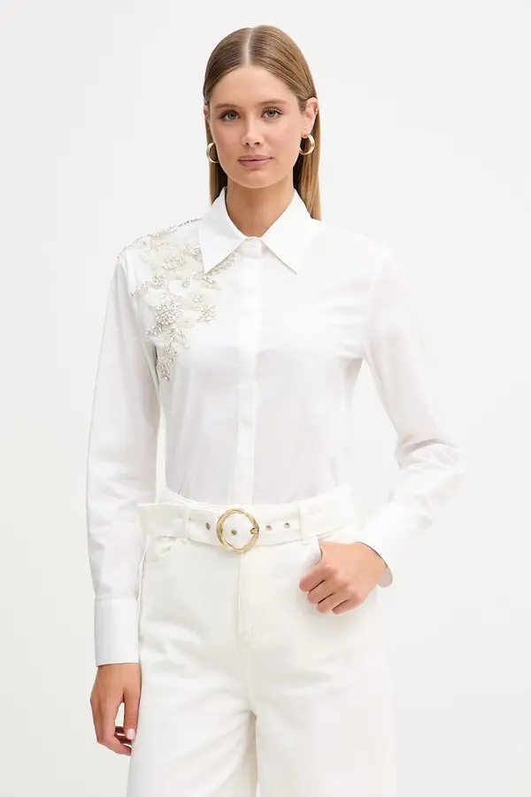 Blugirl Blumarine Blugirl Blumarine košulja za žene od pamuka s elastanom