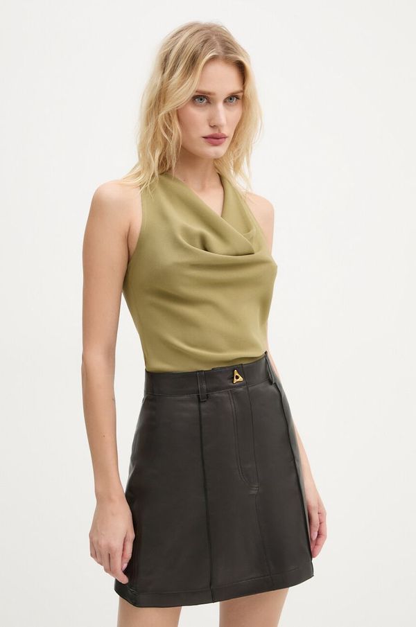 Aeron Bluza AERON za žene, boja: zelena, bez uzorka, PFTO532513