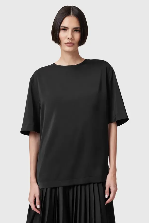 AllSaints Bluza AllSaints AMELIE za žene, boja: crna, bez uzorka, W032PC