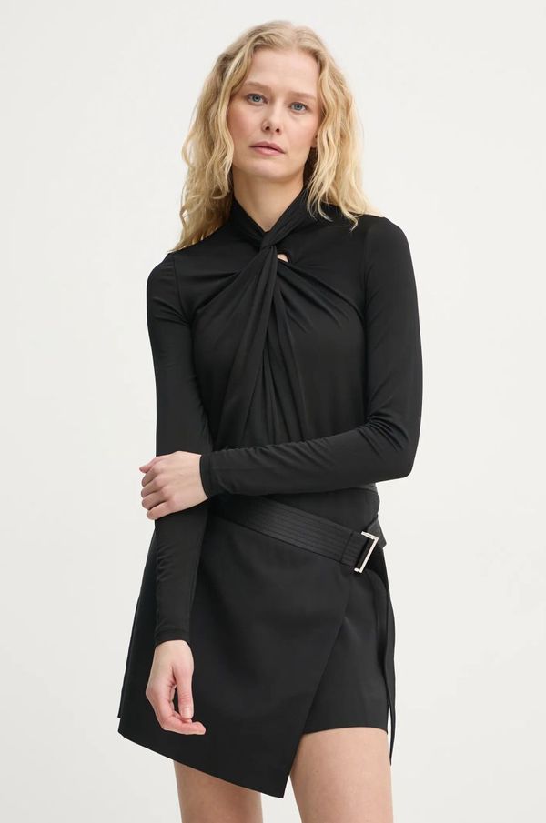 AllSaints Bluza AllSaints MINA za žene, boja: crna, bez uzorka, W071PB