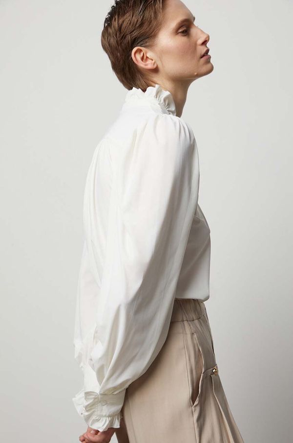 Answear Lab Bluza Answear Lab za žene, boja: bijela, bez uzorka