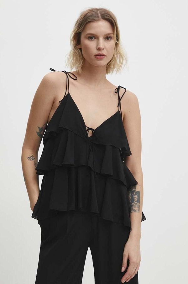 Answear Lab Bluza Answear Lab za žene, boja: crna, bez uzorka