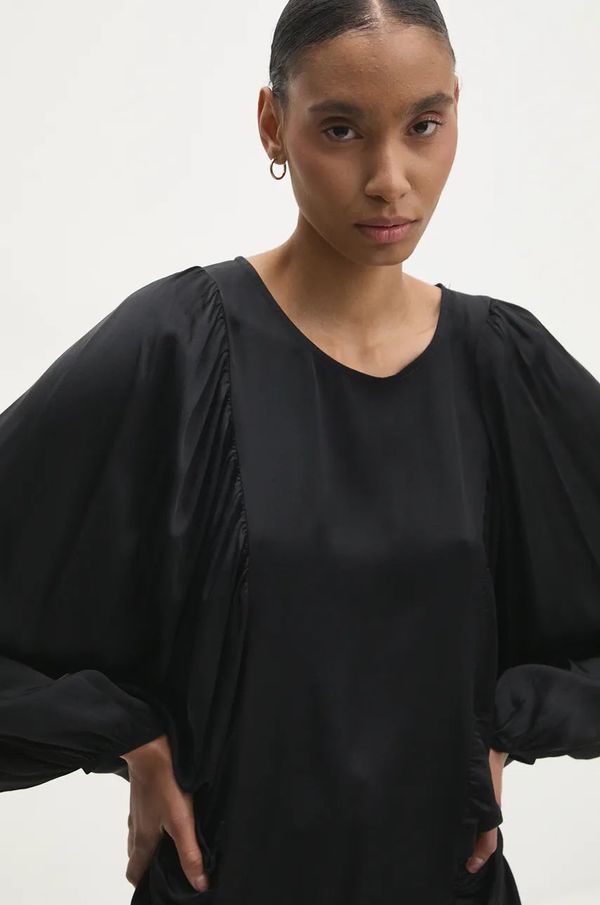 Answear Lab Bluza Answear Lab za žene, boja: crna, bez uzorka