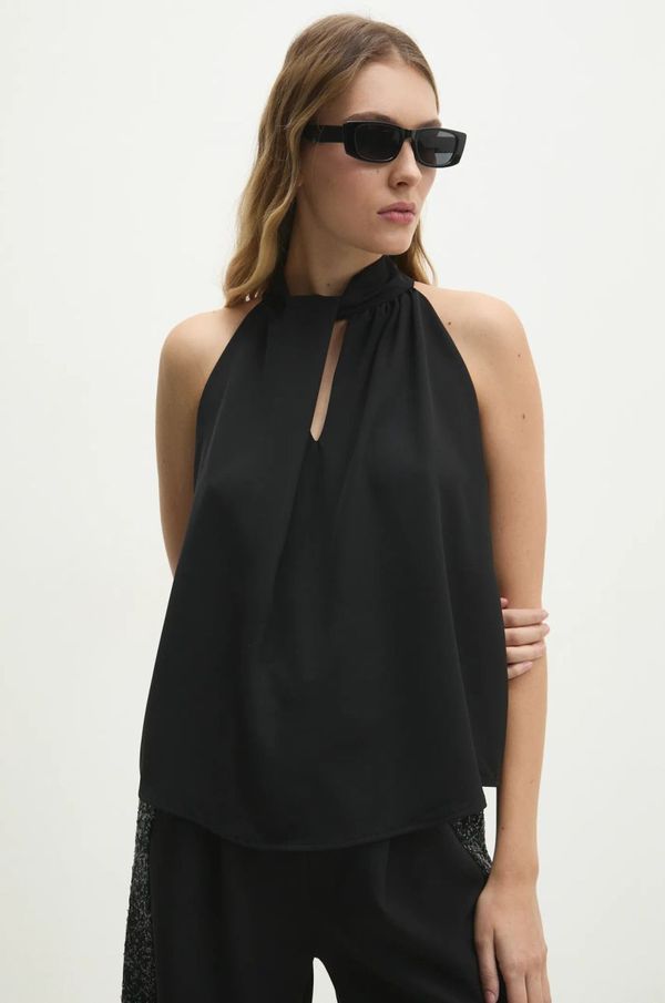 Answear Lab Bluza Answear Lab za žene, boja: crna, bez uzorka