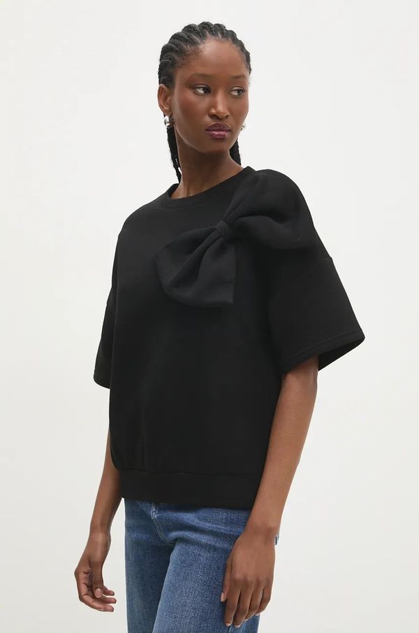 Answear Lab Bluza Answear Lab za žene, boja: crna, bez uzorka