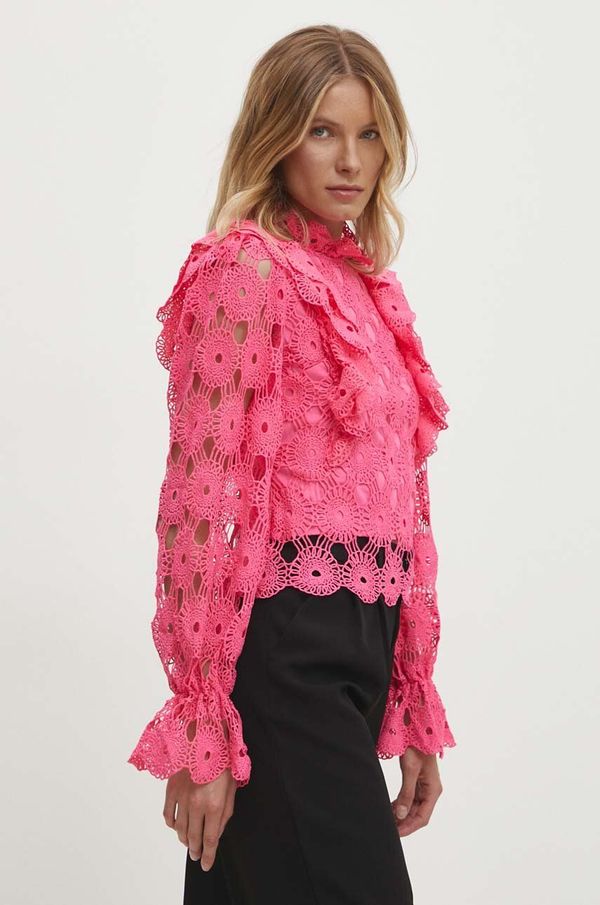 Answear Lab Bluza Answear Lab za žene, boja: ružičasta, bez uzorka