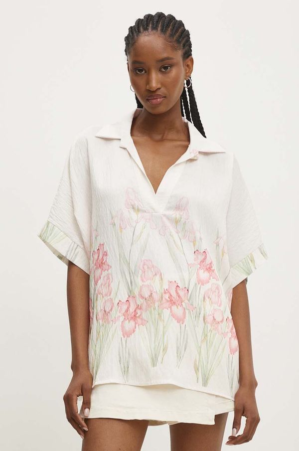 Answear Lab Bluza Answear Lab za žene, boja: ružičasta, s uzorkom