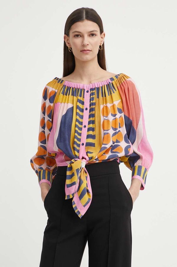 BA&SH Bluza BA&SH MALENA za žene, s uzorkom, 1E24MALE