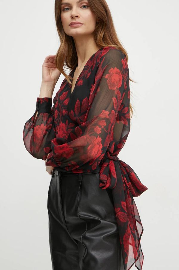 Bardot Bluza Bardot DIANA za žene, boja: crna, s uzorkom, 54729TB4