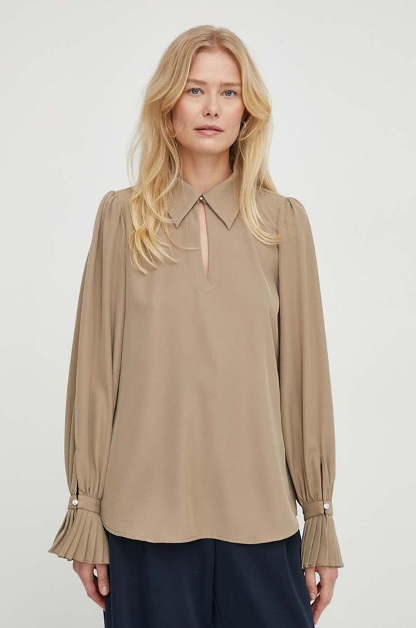 Bruuns Bazaar Bluza Bruuns Bazaar za žene, boja: bež, bez uzorka