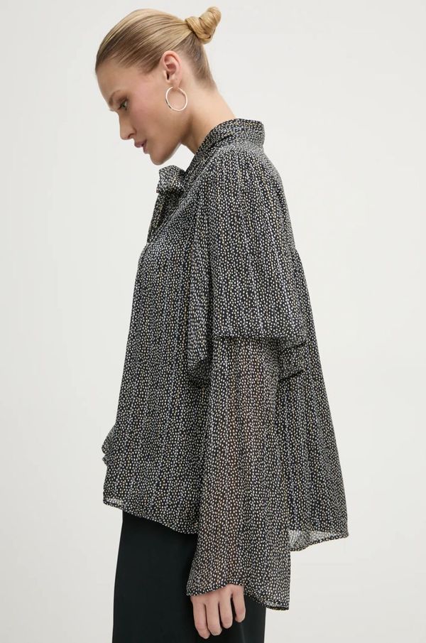 Bruuns Bazaar Bluza Bruuns Bazaar za žene, boja: crna, s uzorkom, BBW4292