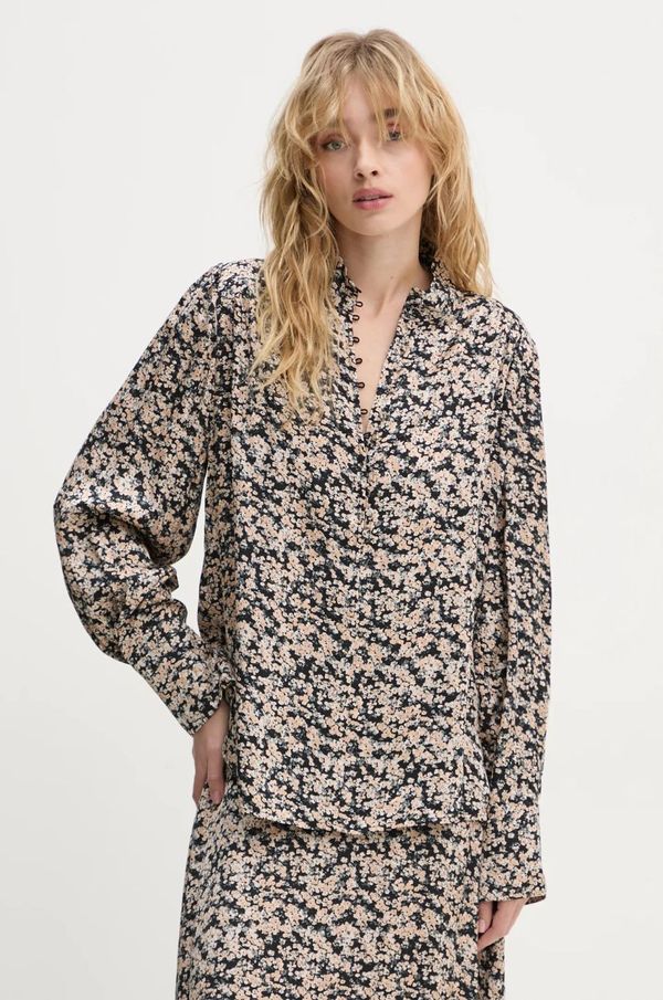 Bruuns Bazaar Bluza Bruuns Bazaar za žene, boja: crna, s uzorkom, BBW4309