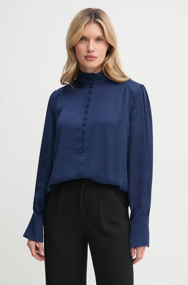 Bruuns Bazaar Bluza Bruuns Bazaar za žene, boja: tamno plava, bez uzorka, BBW4239