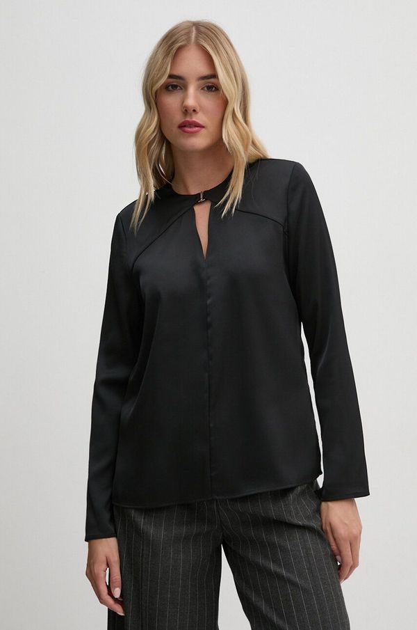 Calvin Klein Bluza Calvin Klein za žene, boja: crna, bez uzorka, K20K207650