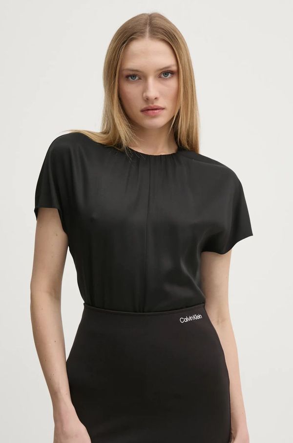 Calvin Klein Bluza Calvin Klein za žene, boja: crna, bez uzorka, K20K207839