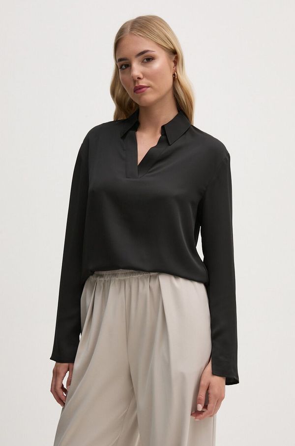 Calvin Klein Bluza Calvin Klein za žene, boja: crna, bez uzorka, K20K208000