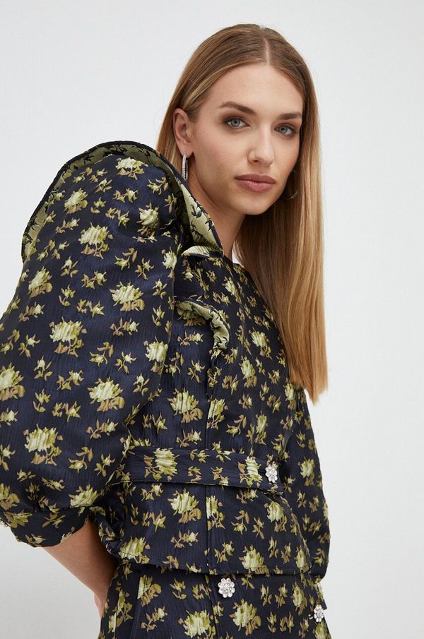 Custommade Bluza Custommade za žene, boja: tamno plava, s uzorkom