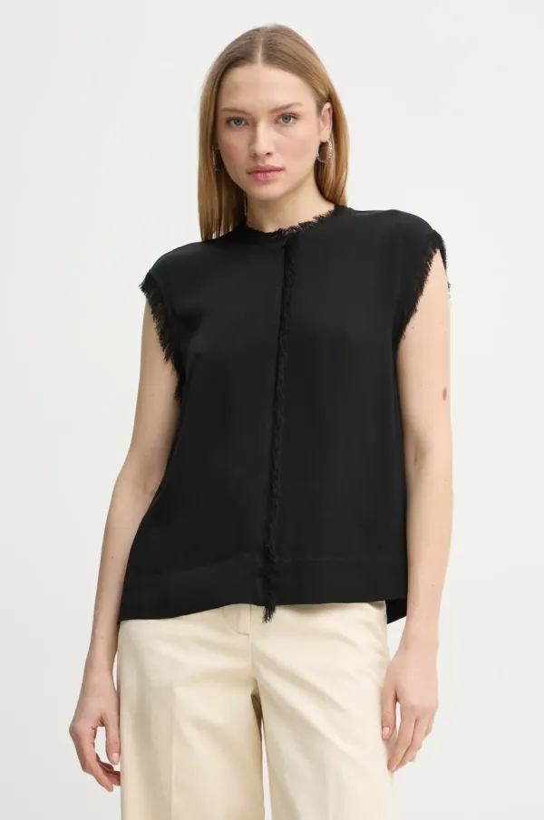 Day Birger et Mikkelsen Bluza Day Birger et Mikkelsen Lise za žene, boja: crna, bez uzorka, DAY65243713