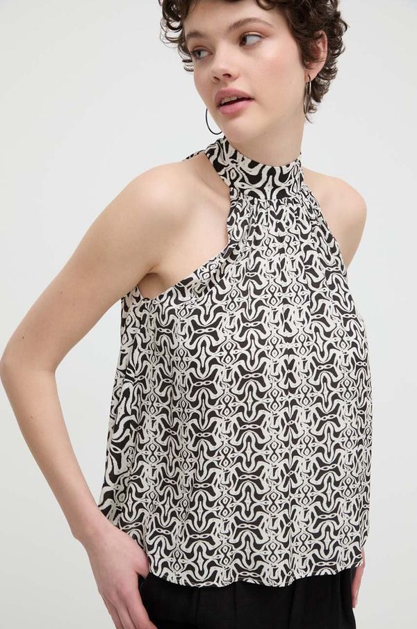 Desigual Bluza Desigual SOFÍA za žene, boja: crna, s uzorkom, 24SWBW18