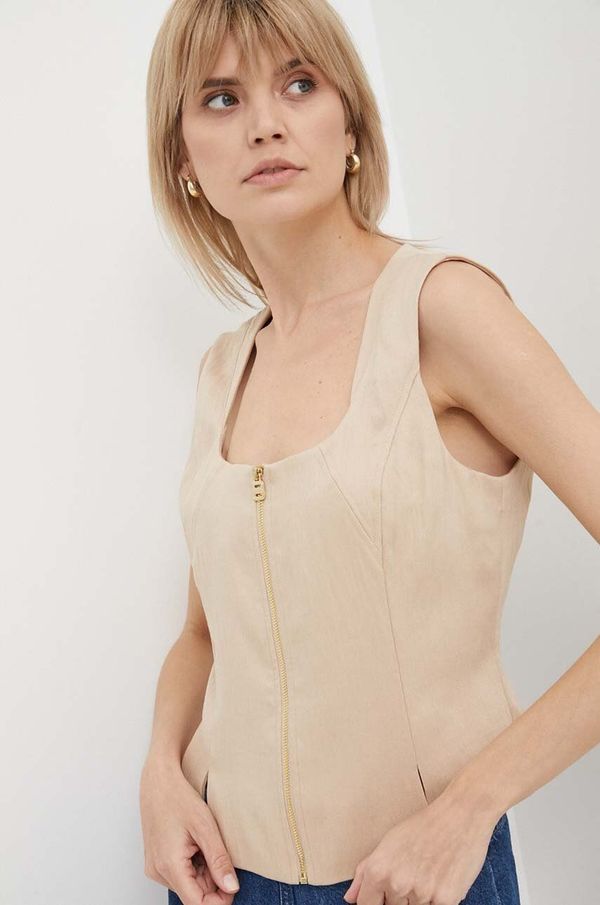 DKNY Bluza Dkny za žene, boja: bež, bez uzorka, P4BATW65