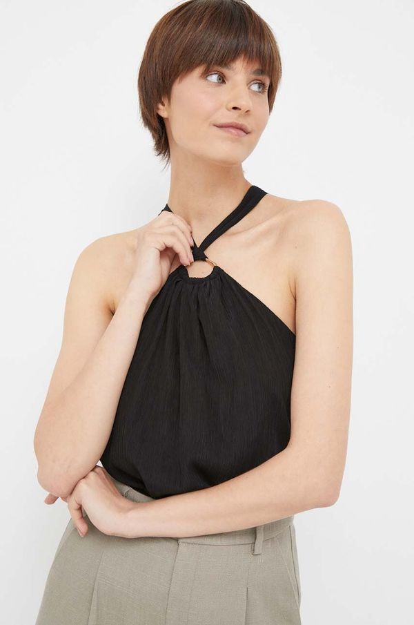 DKNY Bluza Dkny za žene, boja: crna, glatka