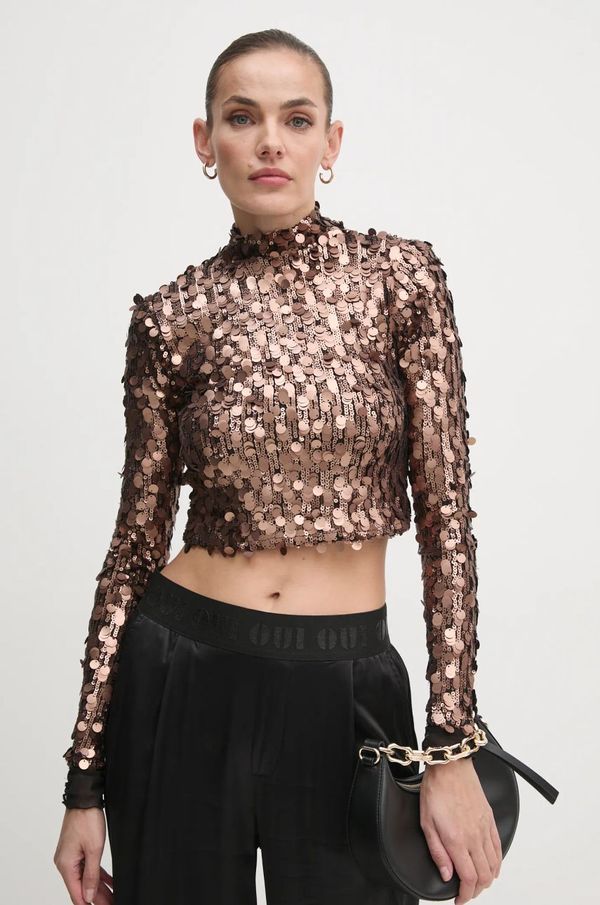 DKNY Bluza Dkny za žene, boja: narančasta, bez uzorka, DJ4T1240