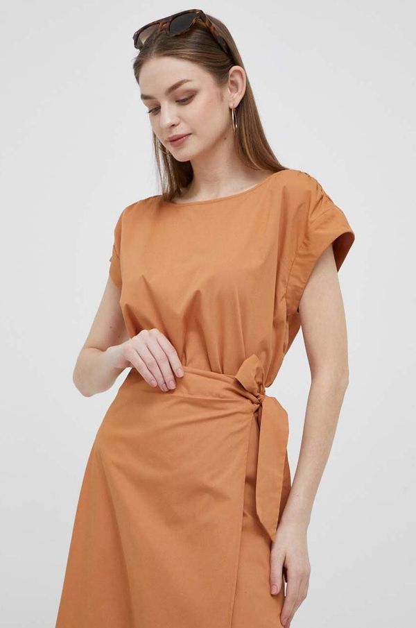 DKNY Bluza Dkny za žene, boja: smeđa, glatka