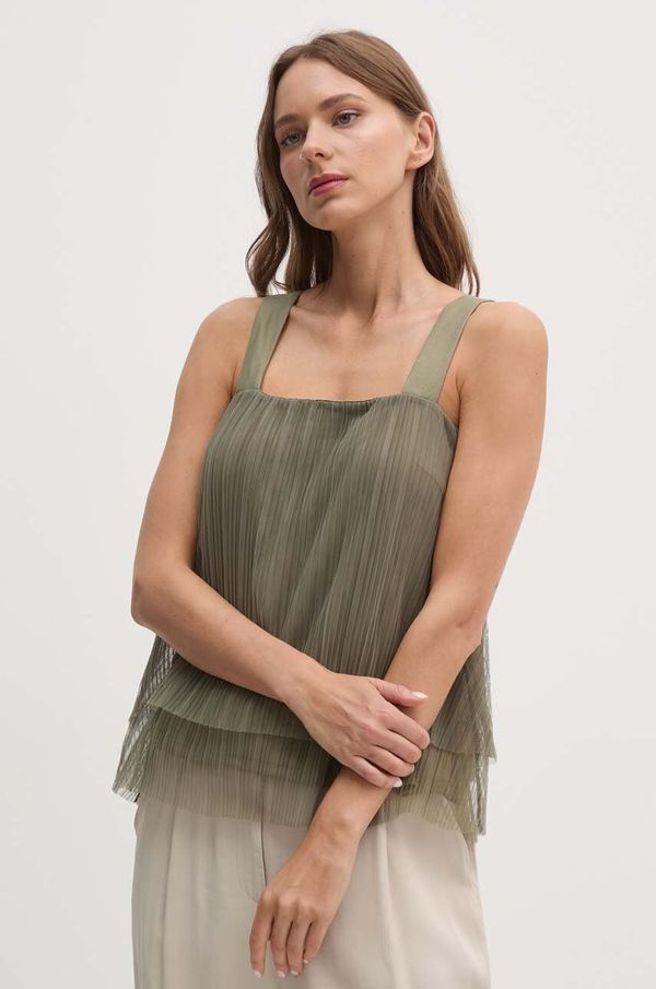 DKNY Bluza Dkny za žene, boja: zelena, bez uzorka, P4DHSXMO