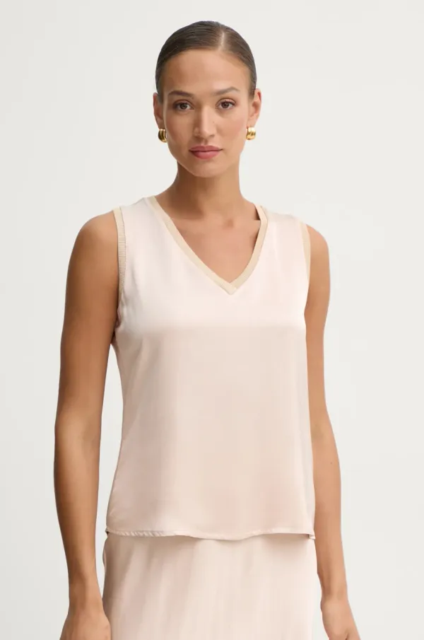 Fracomina Bluza Fracomina za žene, boja: bež, bez uzorka, FJ25ST2001W45101