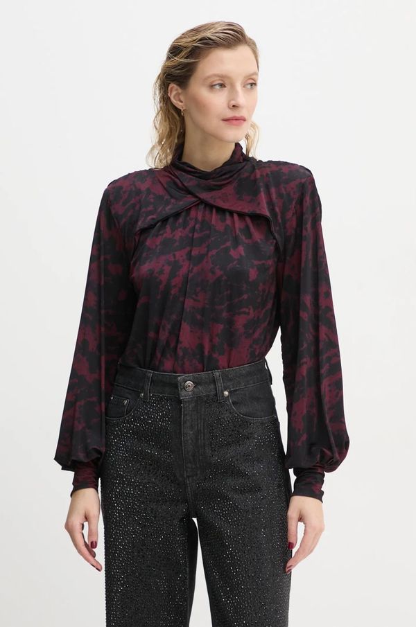 Gestuz Bluza Gestuz za žene, boja: crvena, s uzorkom, 10909578