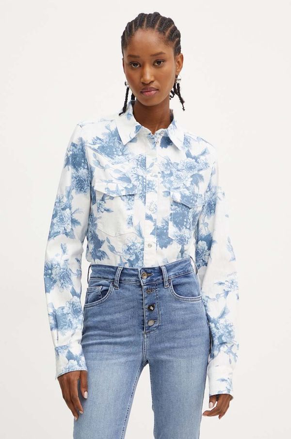 Guess Bluza Guess za žene, regular, s klasičnim ovratnikom, W4YH67 D5E31