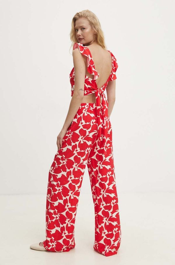 Answear Lab Bluza i hlače Answear Lab boja: crvena