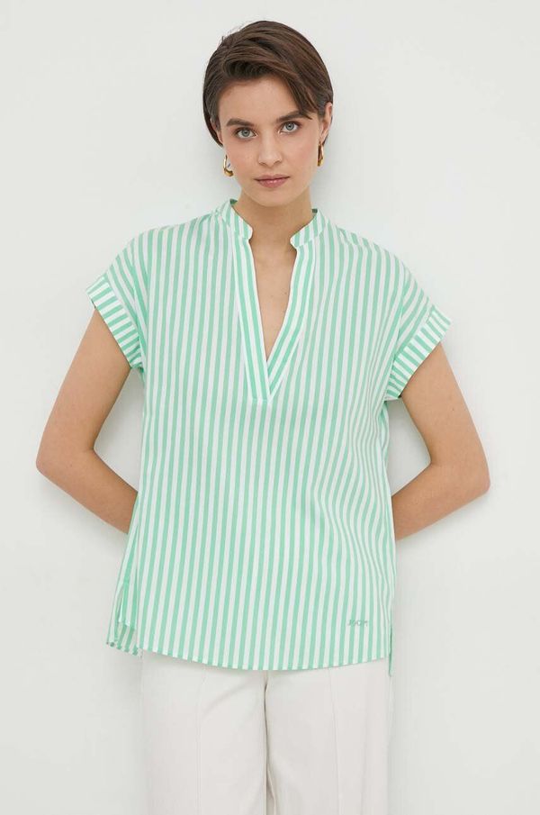 Joop! Bluza Joop! za žene, boja: zelena, s uzorkom