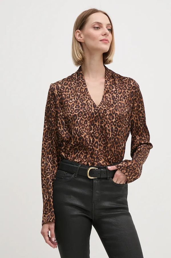 Joseph Ribkoff Bluza Joseph Ribkoff za žene, boja: smeđa, s uzorkom, 244253