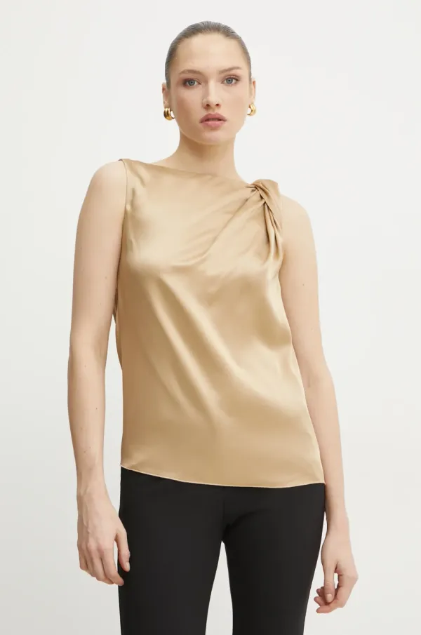 Liviana Conti Bluza Liviana Conti za žene, boja: zelena, bez uzorka, F5SS68