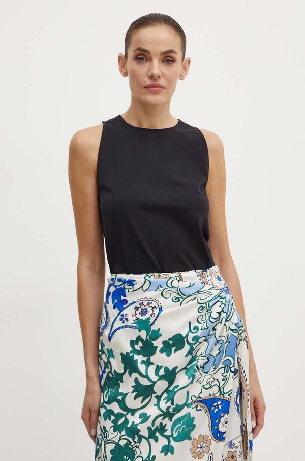 Max Mara Leisure Bluza Max Mara Leisure boja: crna, bez uzorka, 2426946027600