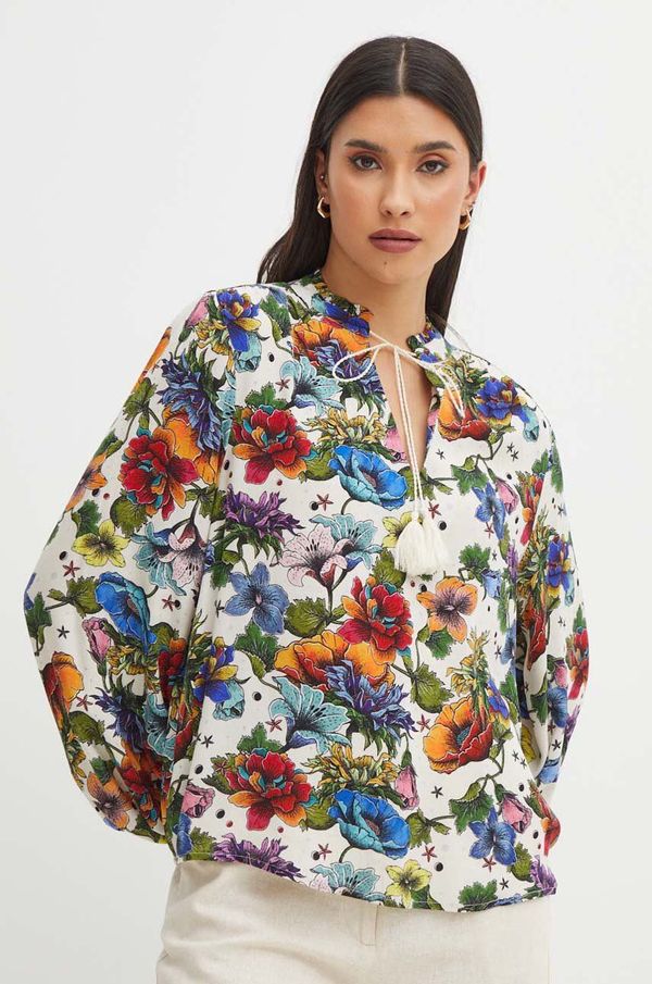 Medicine Bluza Medicine za žene, boja: bež, s uzorkom